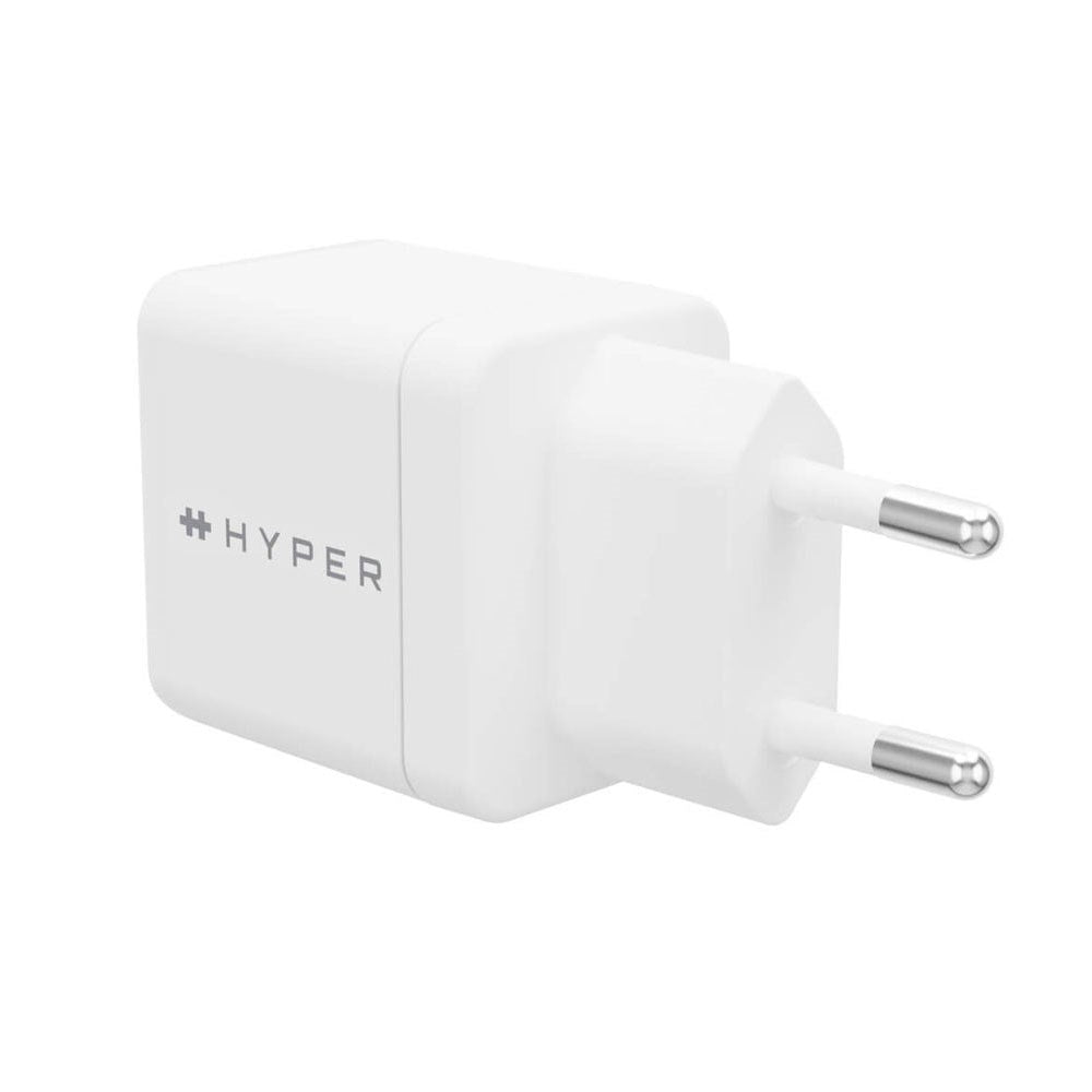 Hyper HyperJuice 35W GaN Väggladdare m. 2 x USB-C – Vit