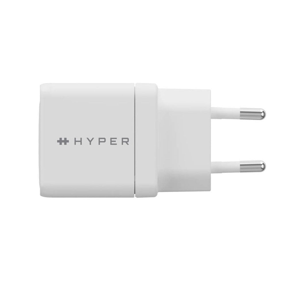 Hyper HyperJuice 35W GaN Väggladdare m. 2 x USB-C – Vit