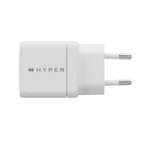 Hyper HyperJuice 35W GaN Väggladdare m. 2 x USB-C – Vit