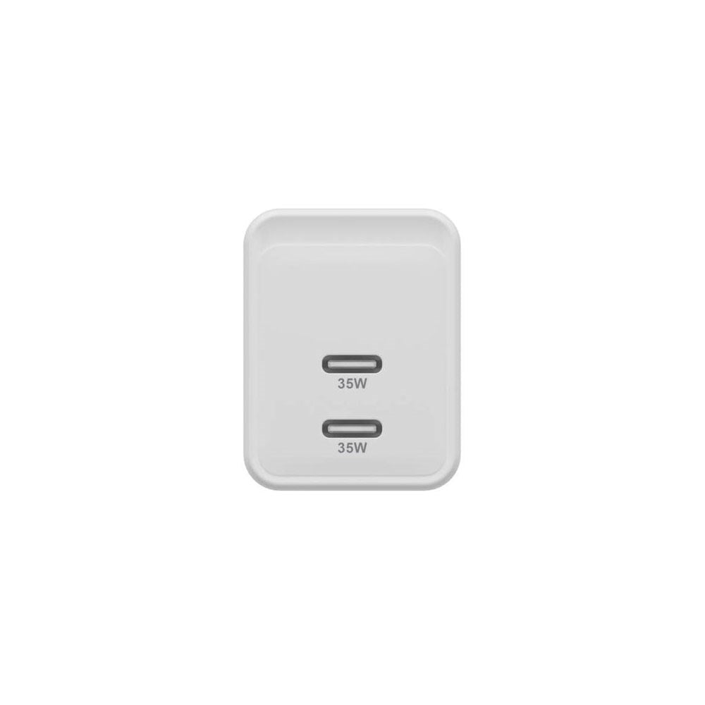 Hyper HyperJuice 35W GaN Väggladdare m. 2 x USB-C – Vit