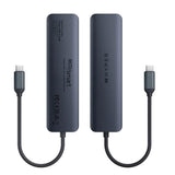 Hyper HyperDrive Ecosmart 7-i-1 USB-C-Hubb med USB-A / USB-C / HDMI / Ethernet / SD- & MicroSD-Kort - Grå