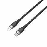 Hyper HyperJuice 240W Silikon USB-C till USB-C Kabel - 1m - Svart