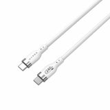 Hyper HyperJuice 240W Silikon USB-C till USB-C Kabel - 2m - Vit