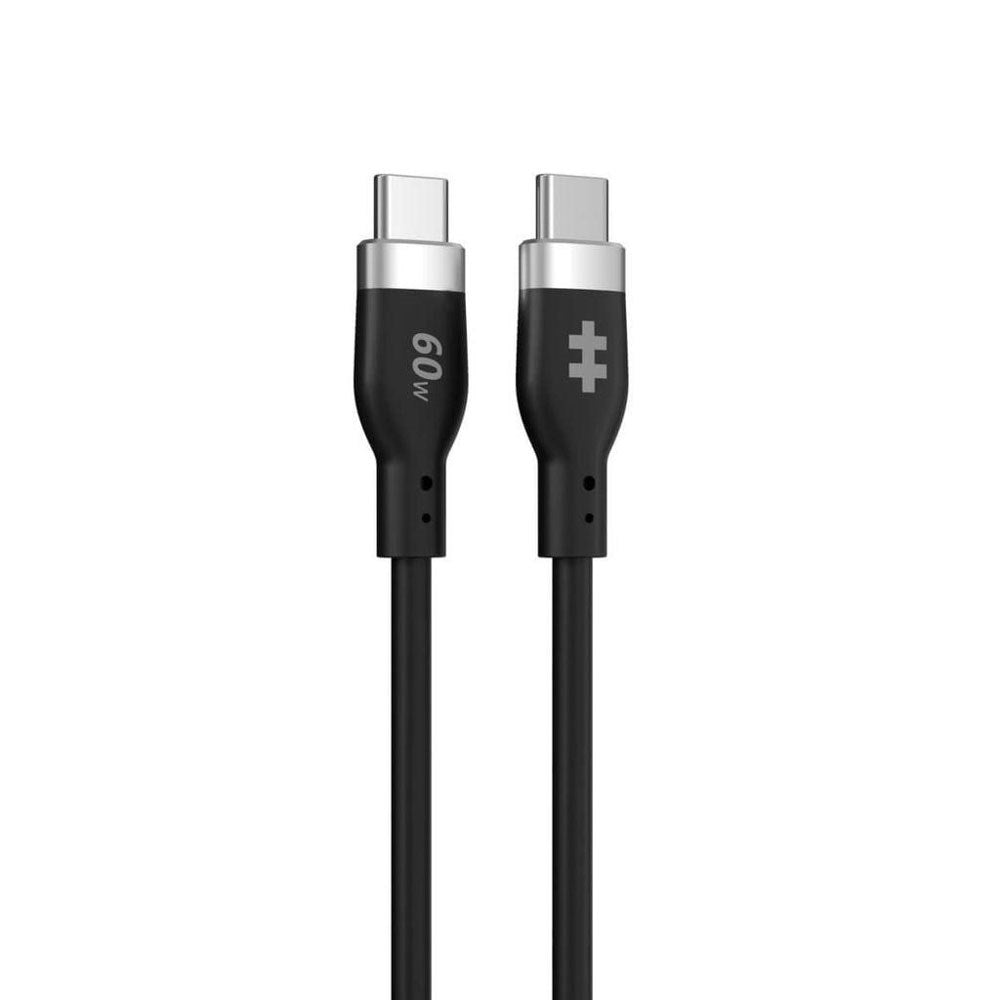 Hyper HyperJuice 60W Silikon USB-C till USB-C Kabel – 1.5m – Svart