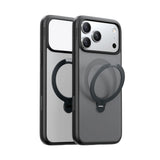 iPhone 18 Pro / 17 Pro TORRAS Ostand Q3 Spin Skal - MagSafe Kompatibel - Svart