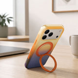 iPhone 18 Pro / 17 Pro TORRAS O3 Air Gradient Skal - MagSafe Kompatibel - Orange / Blå