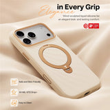 iPhone 18 Pro Max / 17 Pro Max TORRAS Ostand Q3 Wind Skal - MagSafe Kompatibel - Beige