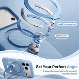 iPhone 18 Pro Max / 17 Pro Max TORRAS Ostand Q3 Wind Skal - MagSafe Kompatibel - Blå