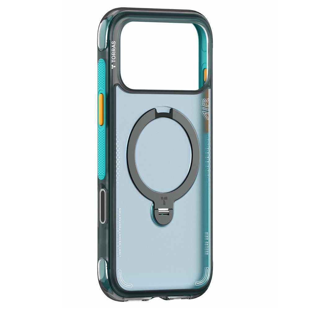 iPhone 18 Pro Max / 17 Pro Max TORRAS Ostand Q3 Air Deksel - MagSafe Kompatibel - Grön