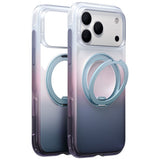 iPhone 18 Pro / 17 Pro TORRAS O3 Air Gradient Skal - MagSafe Kompatibel - Lila / Blå