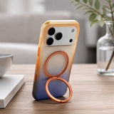 iPhone 18 Pro Max / 17 Pro Max TORRAS O3 Air Gradient Skal - MagSafe Kompatibel - Orange / Blå