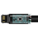 Baseus 12W USB-A till Lightning-Kabel (480Mbps) - 1m - Svart