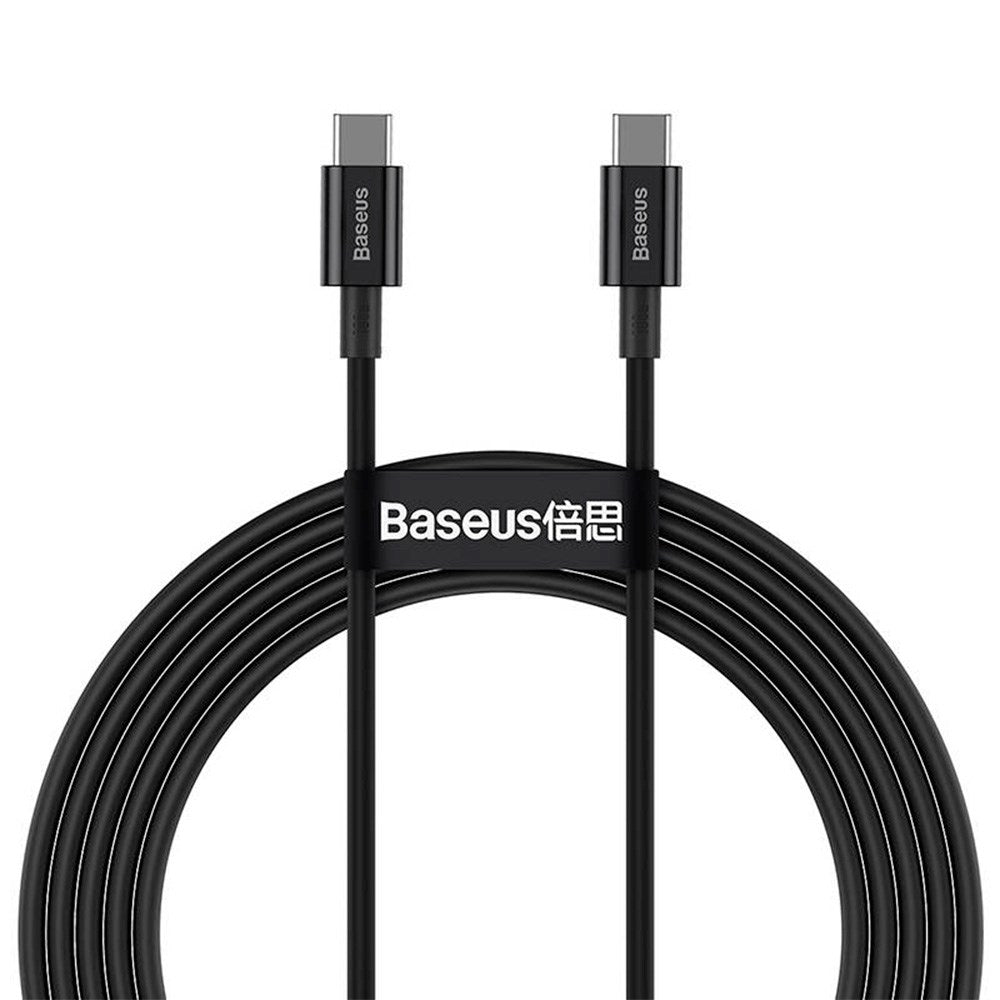 Baseus Superior Series 100W USB-C till USB Kabel - 2 Meter - Svart