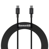 Baseus Superior Series 100W USB-C till USB Kabel - 2 Meter - Svart