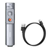 Baseus Uppladdningsbar Laserpekare - USB-C / USB-A - Grå