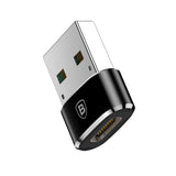 Baseus Mini USB-C till USB-A Adapter - Svart