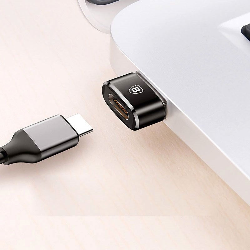 Baseus Mini USB-C till USB-A Adapter - Svart