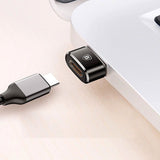 Baseus Mini USB-C till USB-A Adapter - Svart