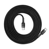 Baseus USB-C till USB-C PD (3A/60W) - USB-C 2,0 kabel 200 cm - Svart