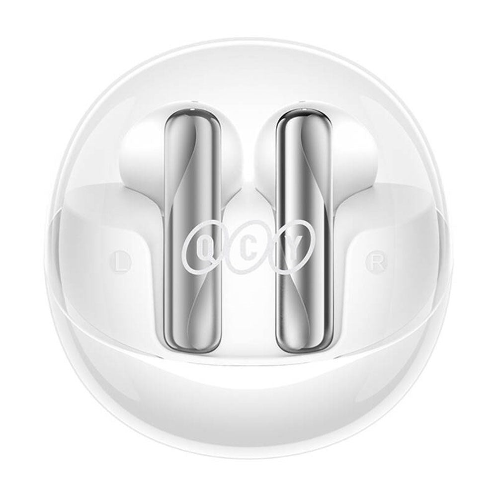 QCY AilyBuds Clear True Wireless In-Ear Hörlurar - Vit
