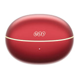 QCY Crossky Clip True Wireless Open-Ear Hörlurar - Röd