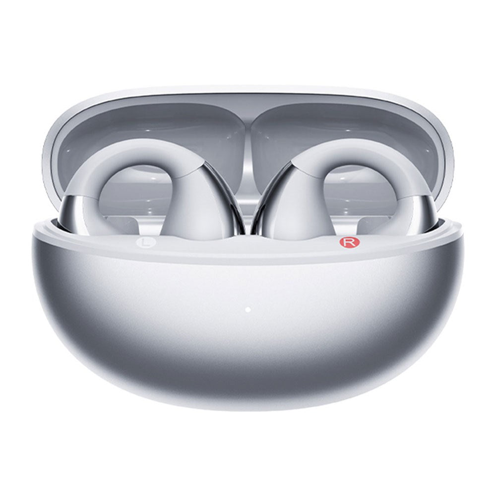 QCY Crossky Clip True Wireless Open-Ear Hörlurar - Silver