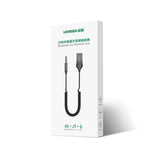 Ugreen USB-A till AUX Stik Ljudadapter - Bluetooth 5.3 - Svart