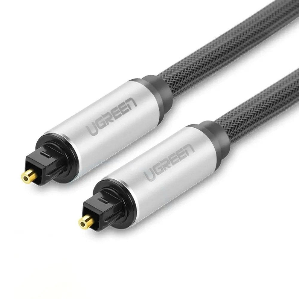 UGREEN AV108 Optisk Toslink till Toslink Kabel - 2m - Grå