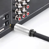 UGREEN AV108 Optisk Toslink till Toslink Kabel - 2m - Grå