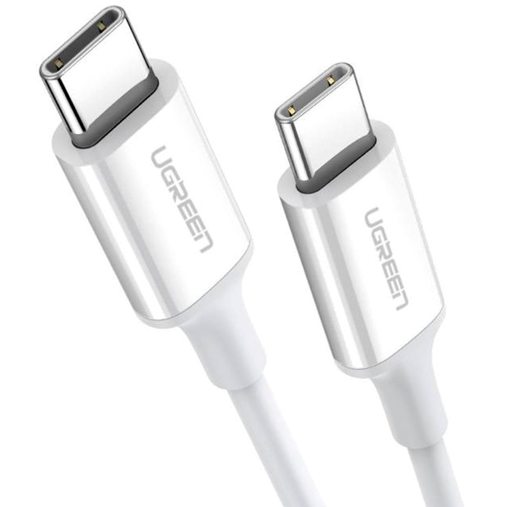 Ugreen 0.5m USB-C till USB-C Kabel 60W - Vit