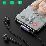 Ugreen AV154 Vinklad USB-C till Mini Jack Adapter - 3.5mm - Grå