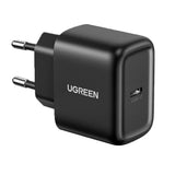 Ugreen 25W PD USB-C Snabbladdare för Vägg - Svart