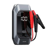 USAMS US-ZB284 15W Powerbank med Startkablar för Bil 8.000 mAh USB-C - Grå