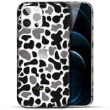 Kingxbar iPhone 13 Pro Wild Series Transparent Skal med Motiv - Ko