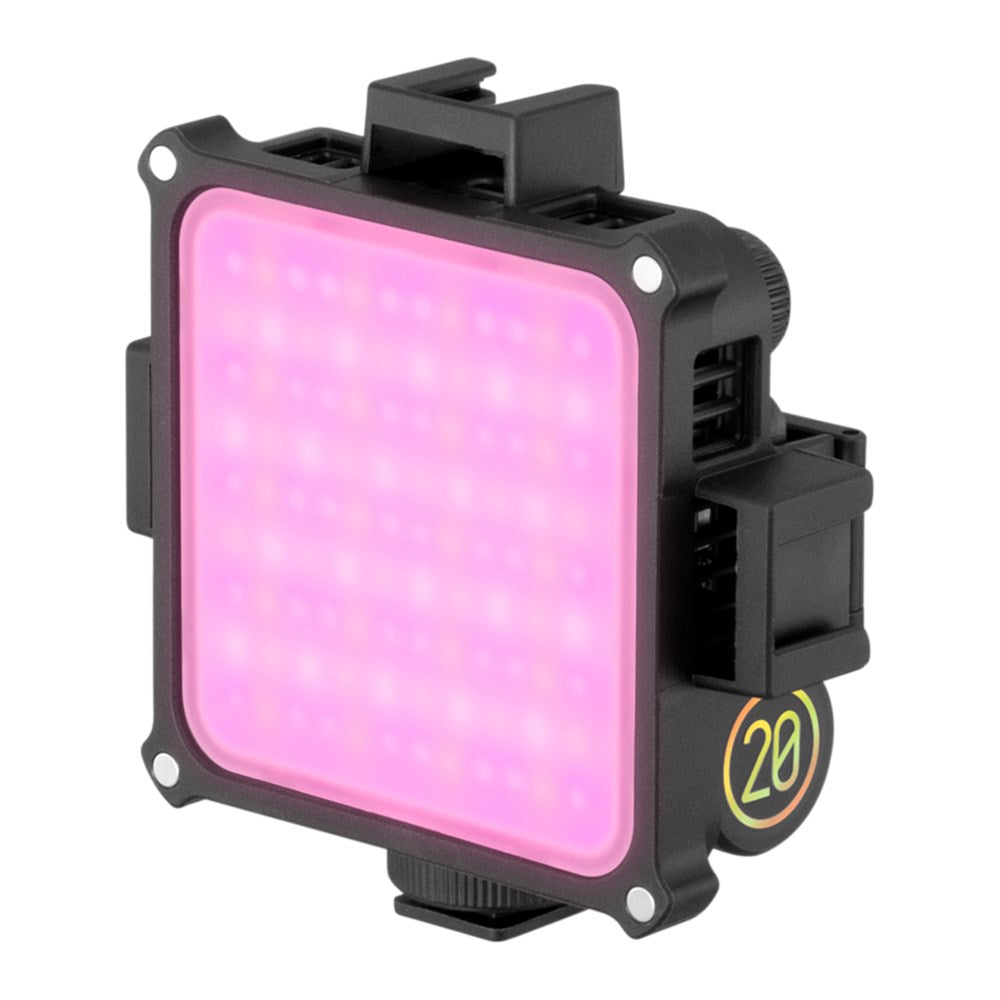 Zhiyun LED Fiveray M20C (RGB) Ficklampa med Magnetiskt Förlängningsfäste - Svart