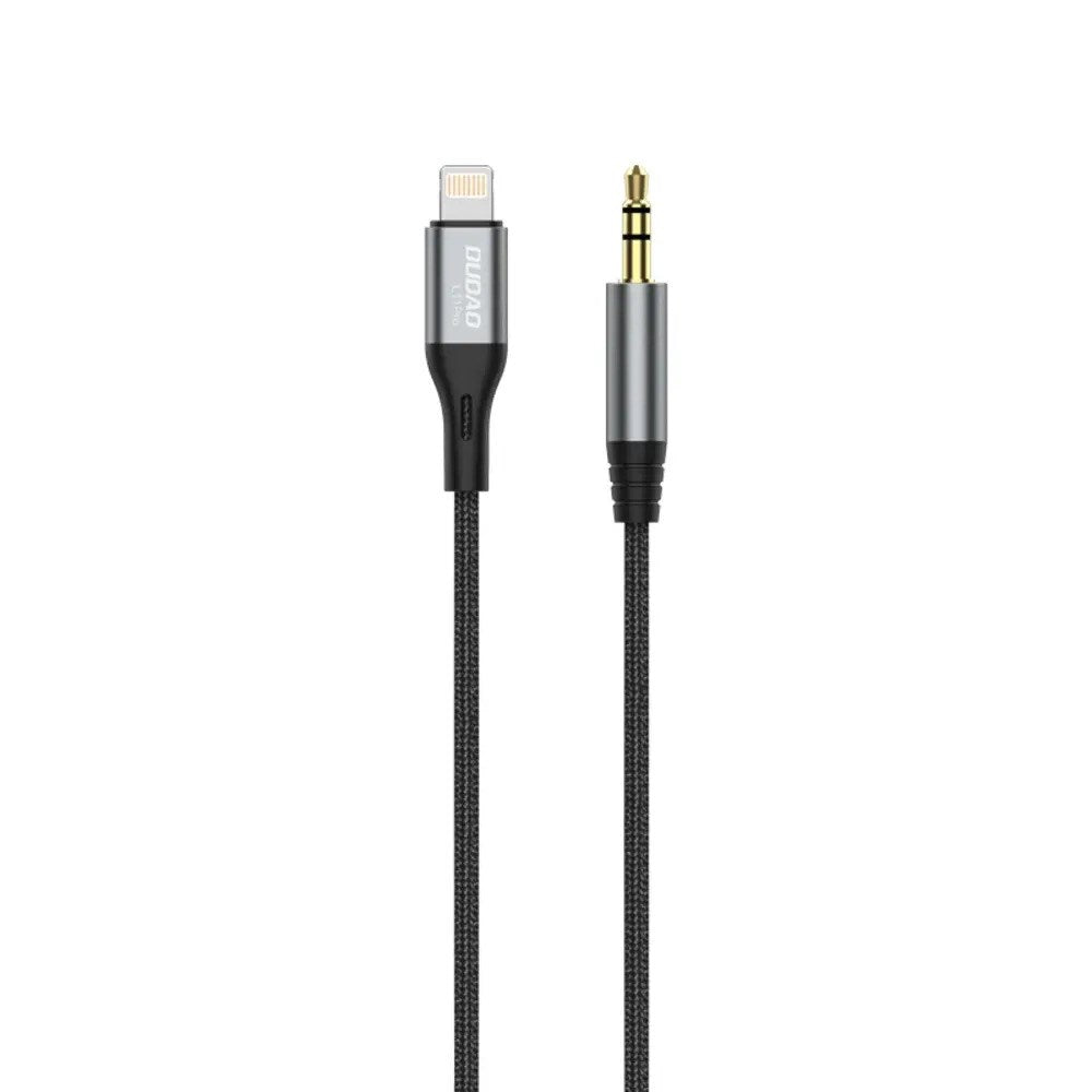 Dudao L11PRO Lightning till 3.5mm Minijack Kabel - 1m - Grå