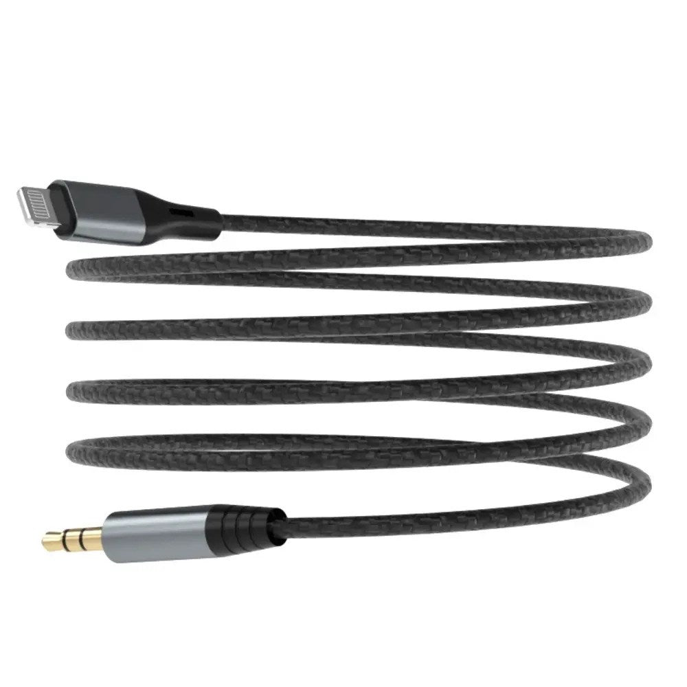 Dudao L11PRO Lightning till 3.5mm Minijack Kabel - 1m - Grå