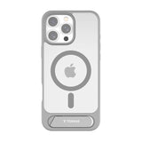 TORRAS iPhone 16 Pro Max Pstand Hybrid Skal m. Ställfunktion - MagSafe Kompatibel - Grå