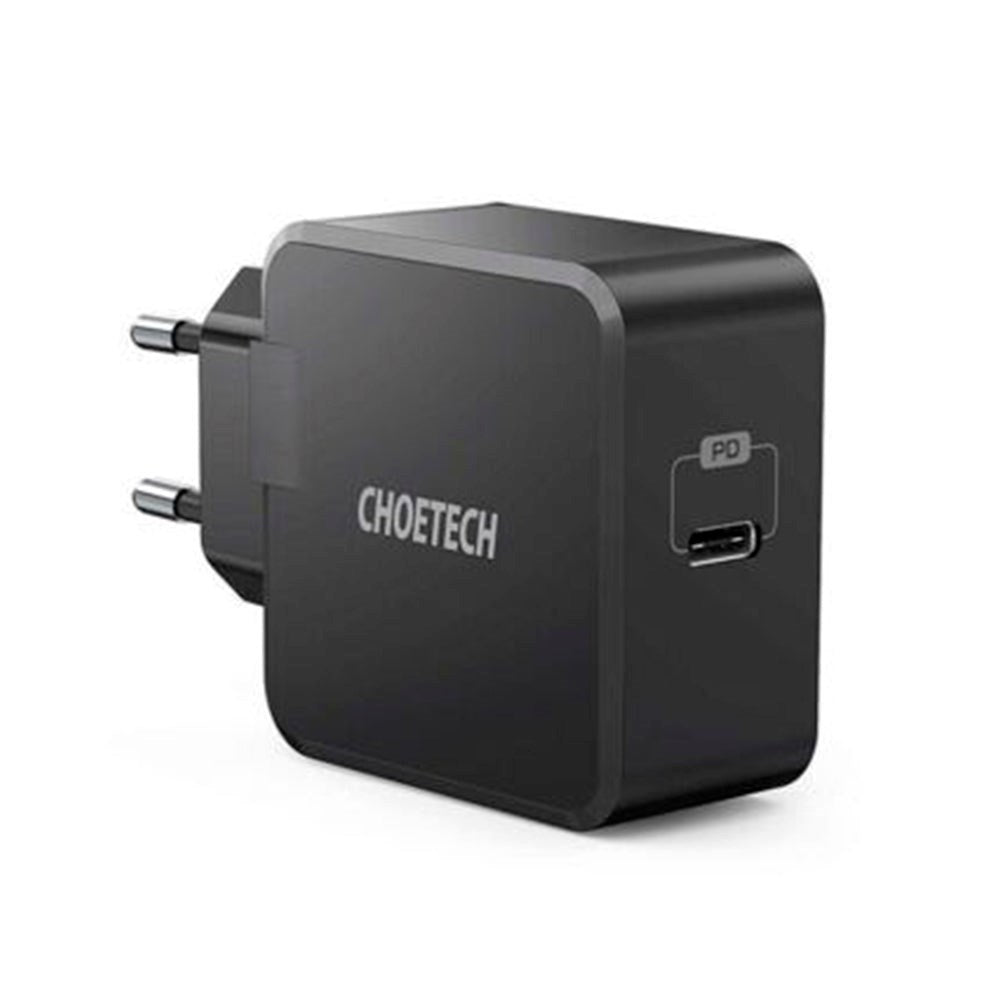 Choetech 30W Väggladdare med USB-C - Power Delivery - Svart