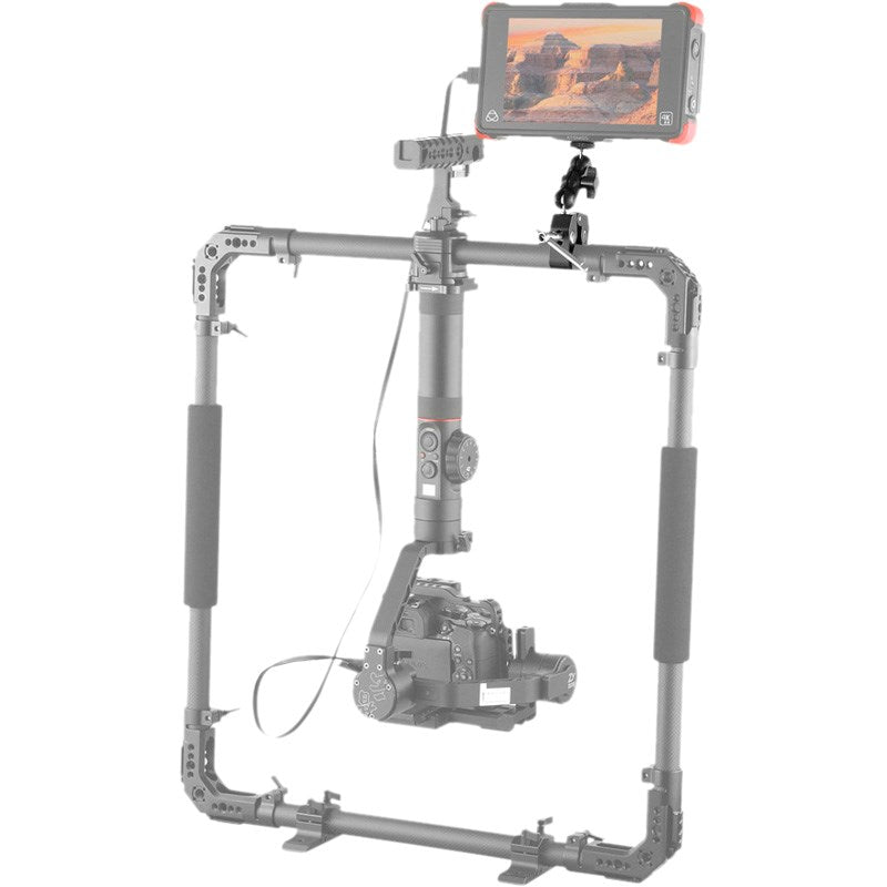 SmallRig 2164 Multifunktionell Crab-Shaped Klämma m. Ballhead Magic Arm - Svart