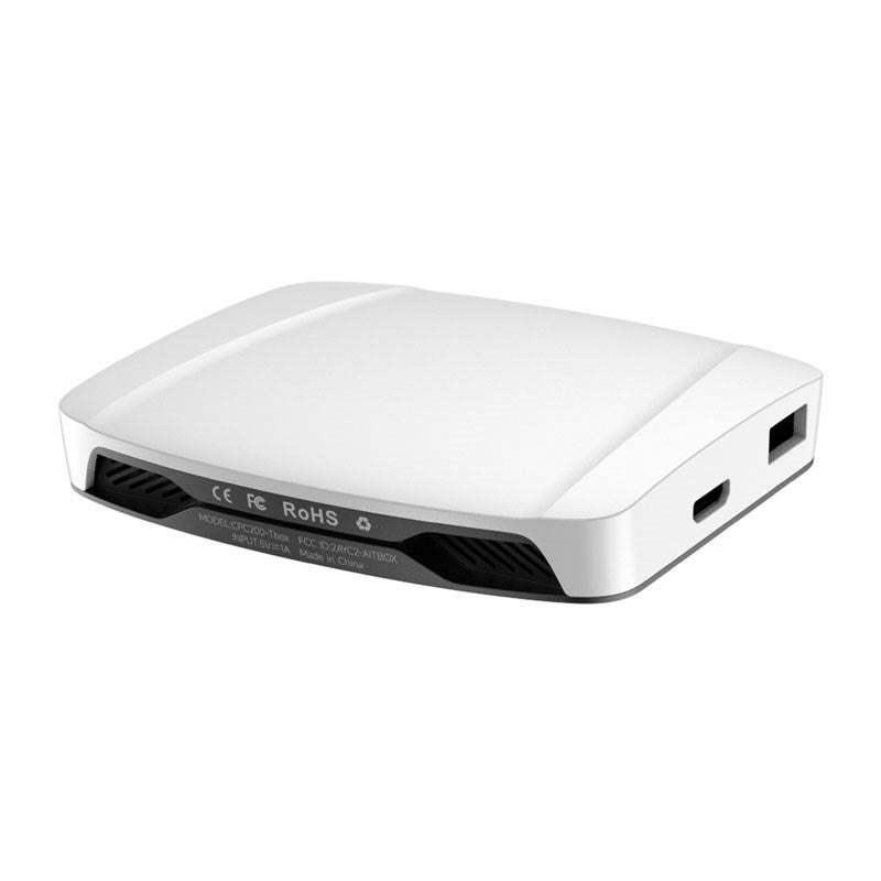 Carlinkit Tbox UHD Trådlös Adapter för Apple CarPlay & Android Auto - USB-A - Vit