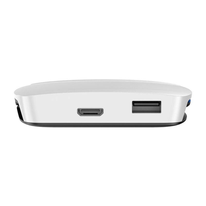 Carlinkit Tbox UHD Trådlös Adapter för Apple CarPlay & Android Auto - USB-A - Vit