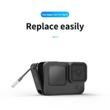 TELESIN GoPro Hero 9 / 10 / 11 / 12 / 13 Batteriskalmed Kabeluttag - Svart