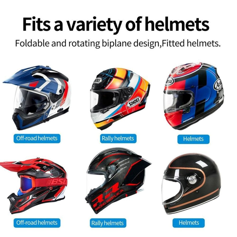 TELESIN Hjälmfäste för Actionkamera - Svart / Grå