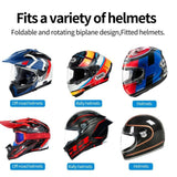 TELESIN Hjälmfäste för Actionkamera - Svart / Orange