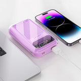 Acefast Sparkling Series Powerbank med USB-A & USB-C 30W - 20 000 mAh - Rosa