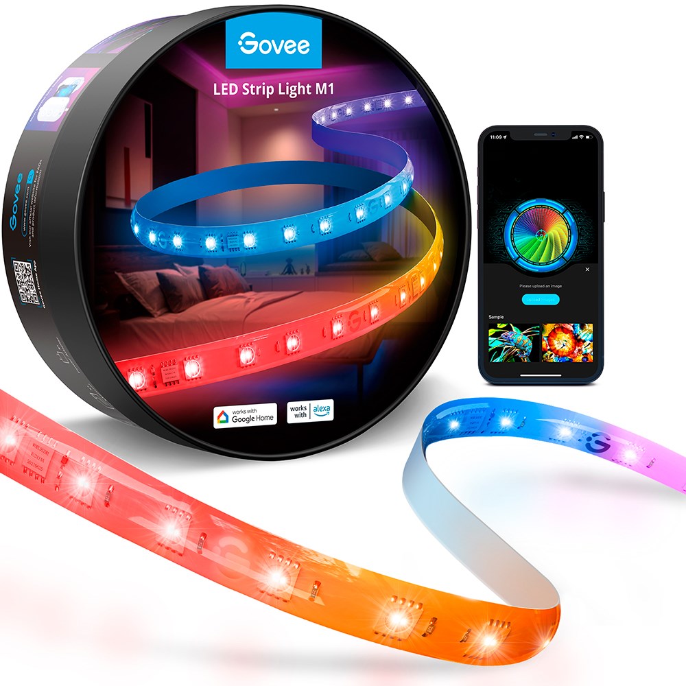 Govee LED RGBICW Strip Lights 5m - Vit