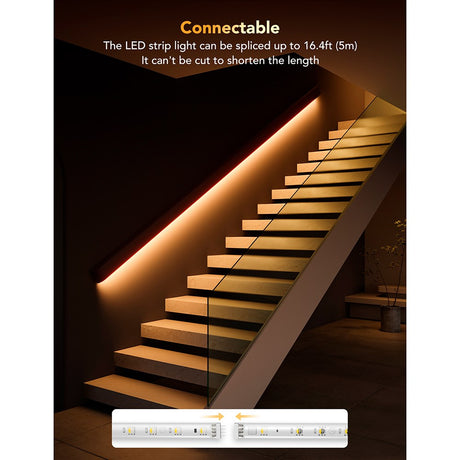 Govee LED RGBICW Strip Lights - 1m Extension - Vit