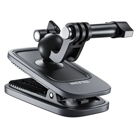 TELESIN Magnetiskt Klämfäste för Actionkamera - Svart / Grå