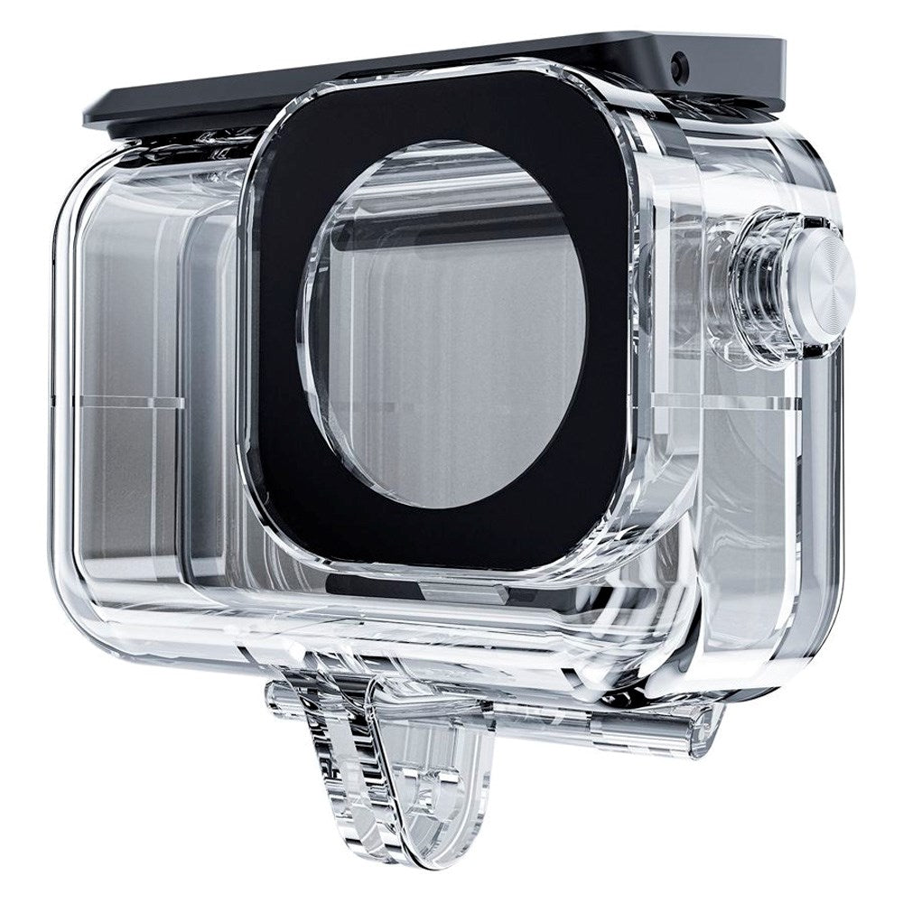 TELESIN Vattentätt Skal för DJI Osmo Action 3 / 4 / 5 Pro - Genomskinlig / Svart